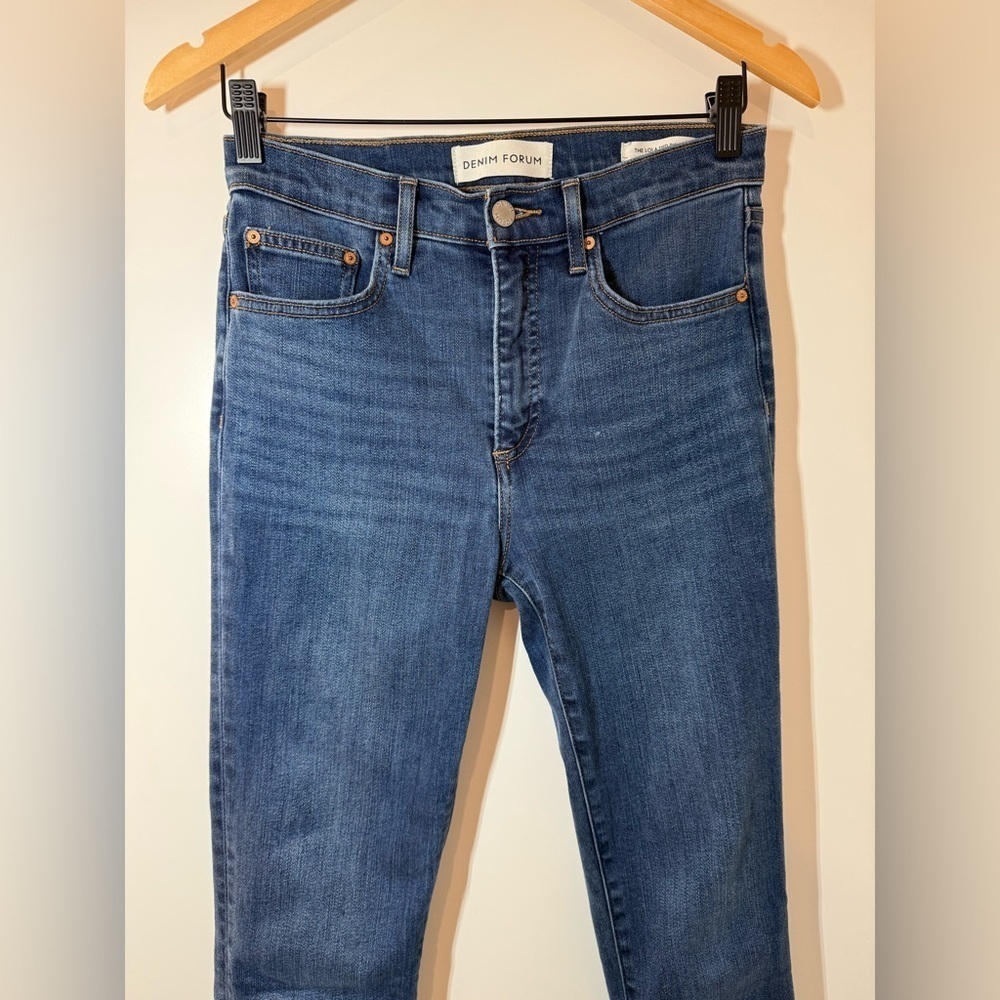 Aritzia Denim Forum The Lola Mid Rise Skinny 28L Jeans size 27 - Picture 3 of 10